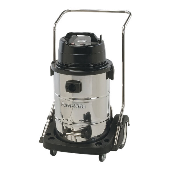 Scratch and Dent Powr-Flite PF57 20 Gallon Stainless Steel Dual Motor Wet / Dry Vacuum with Toolkit