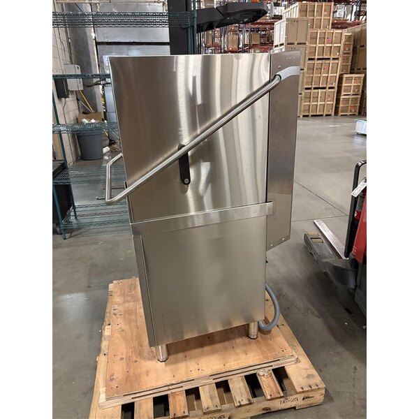 Scratch and Dent MainStreet Equipment HTDT Single Rack High-Temperature Door-Type Dish Machine with Booster Heater - 208-240V, 1 Phase