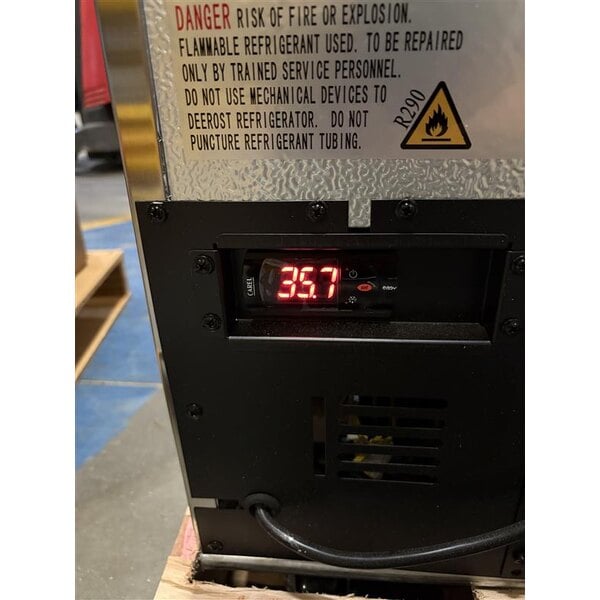 Scratch and Dent Avantco SS-PT-48-8-HC 48" 2 Door Stainless Steel Refrigerated Sandwich Prep Table with Workstation