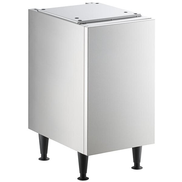 Scratch and Dent Scotsman HST16B-A 16 1/2" x 23 3/4" Enclosed Stainless Steel Ice Dispenser Stand