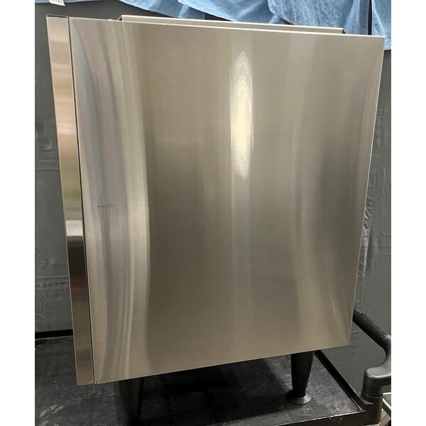 Scratch and Dent Scotsman HST16B-A 16 1/2" x 23 3/4" Enclosed Stainless Steel Ice Dispenser Stand