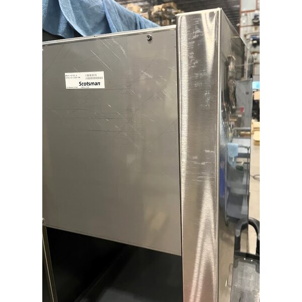 Scratch and Dent Scotsman HST16B-A 16 1/2" x 23 3/4" Enclosed Stainless Steel Ice Dispenser Stand