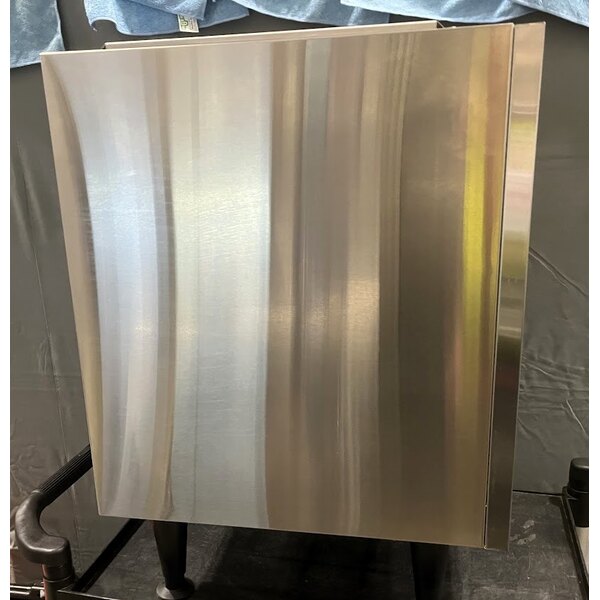 Scratch and Dent Scotsman HST16B-A 16 1/2" x 23 3/4" Enclosed Stainless Steel Ice Dispenser Stand