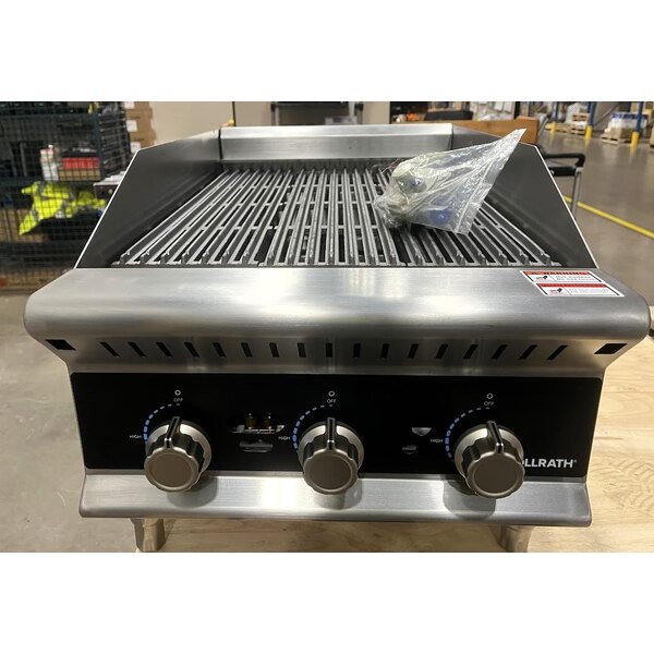 Scratch and Dent Vollrath CBGHD-18 18" Heavy-Duty Charbroiler - 60,000 BTU
