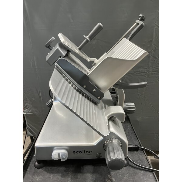 Scratch and Dent Ecoline by Hobart ECO12-1 12" Medium-Duty Manual Meat Slicer - 120V, 1/2 hp