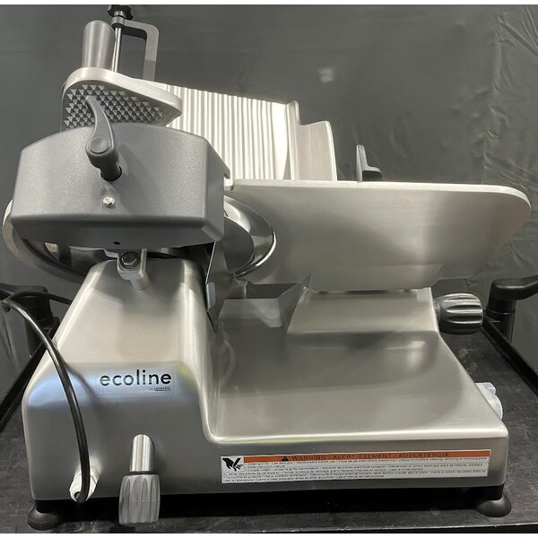 Scratch and Dent Ecoline by Hobart ECO12-1 12" Medium-Duty Manual Meat Slicer - 120V, 1/2 hp