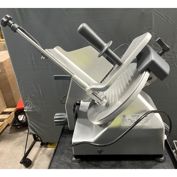 Scratch and Dent Ecoline by Hobart ECO12-1 12" Medium-Duty Manual Meat Slicer - 120V, 1/2 hp