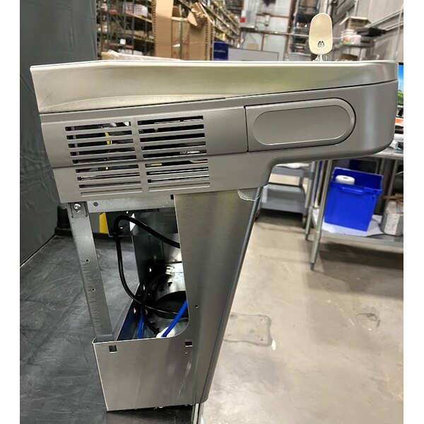 Scratch and Dent Zurn Elkay EZSTLDDWSSK ezH20 Stainless Steel Hands-Free Non-Filtered Bottle Filling Station with Versatile Bi-Level Drinking Fountain - Non-Refrigerated