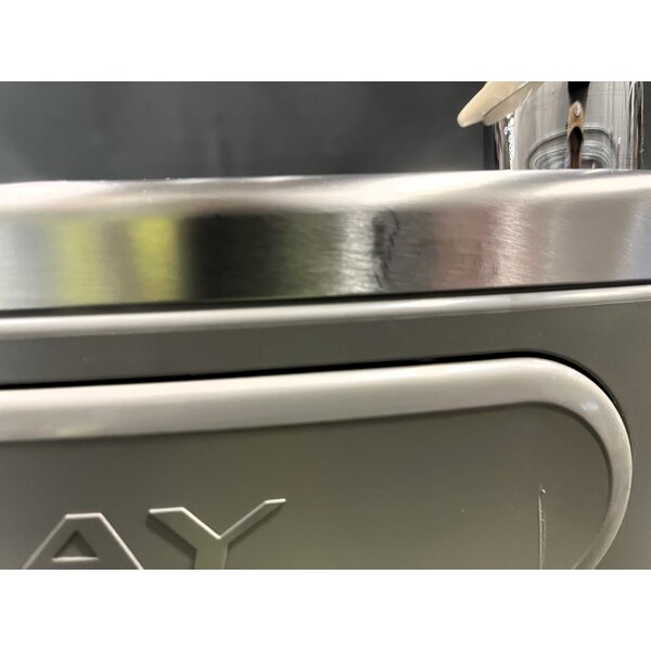 Scratch and Dent Zurn Elkay EZSTLDDWSSK ezH20 Stainless Steel Hands-Free Non-Filtered Bottle Filling Station with Versatile Bi-Level Drinking Fountain - Non-Refrigerated