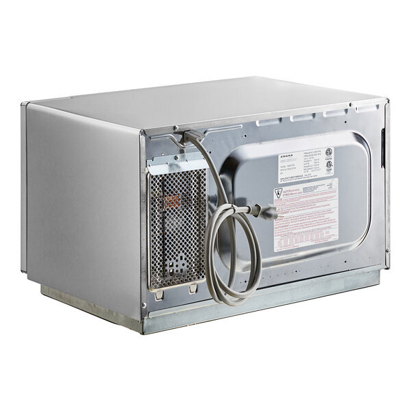 Scratch and Dent Amana RCS10TS Stackable Commercial Microwave with Push Button Controls - 120V, 1000W