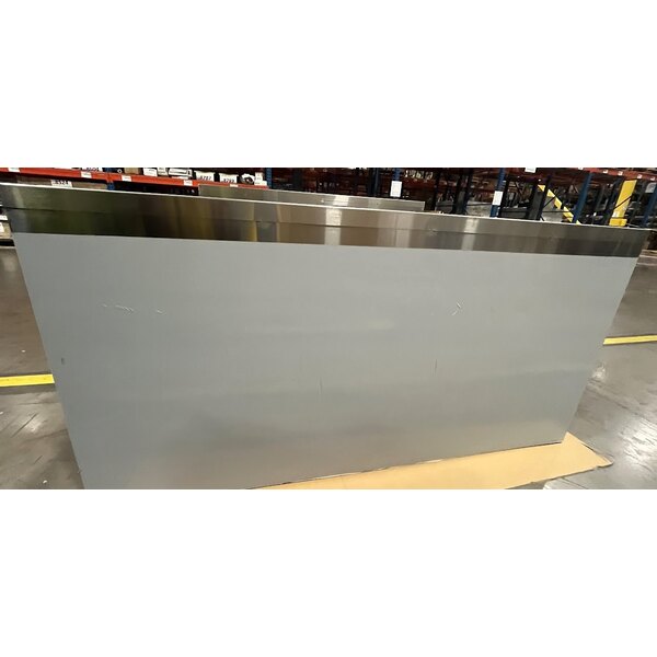 Scratch and Dent Regency 18" x 60" 18 Gauge Type 304 Stainless Steel Dish Cabinet with Adjustable Midshelf