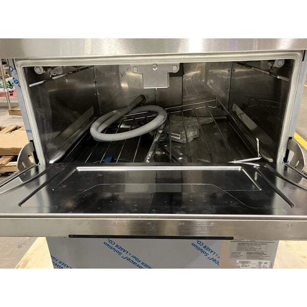 Scratch and Dent Hobart AMTL-2 Double Level High Temperature Door-Style Dishwasher with Booster Heater - 208-240V, 3 Phase