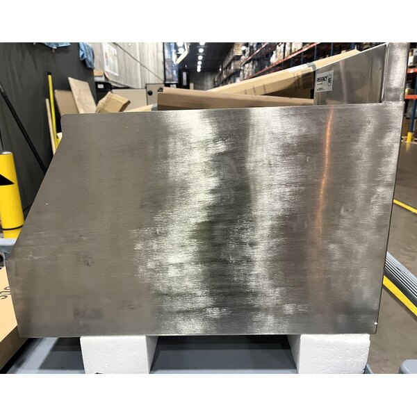 Scratch and Dent Regency 12" Five-Tiered Stainless Steel Liquor Display Rack - 23" Deep