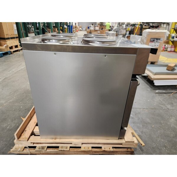 Scratch and Dent Cooking Performance Group ER36-208-3 36" 6-Burner Electric Range with Standard Oven - 208V, 3 Phase