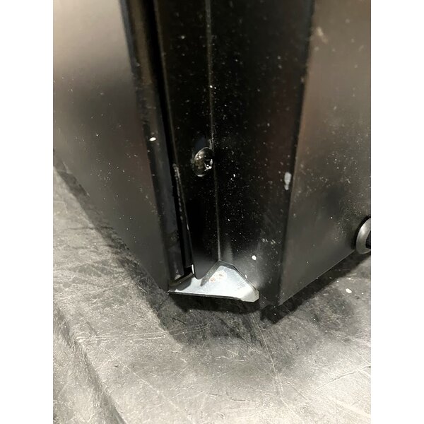 Scratch and Dent Galaxy CRG-3 Black Customizable Countertop Display Refrigerated Merchandiser - 2.5 cu ft.