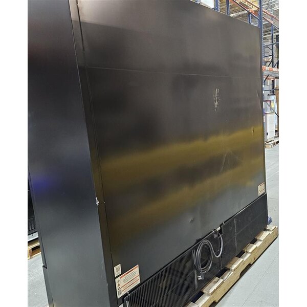 Scratch and Dent True GDM-72-HC~TSL01 78 1/8" Black Refrigerated Glass Door Merchandiser with LED Lighting