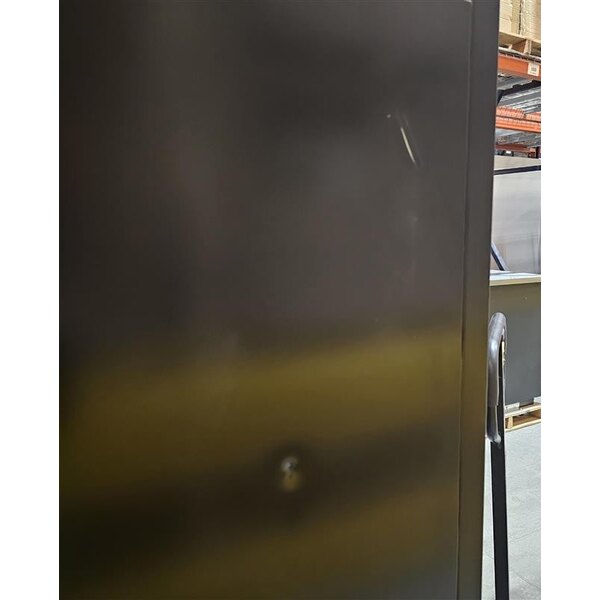 Scratch and Dent True GDM-72-HC~TSL01 78 1/8" Black Refrigerated Glass Door Merchandiser with LED Lighting