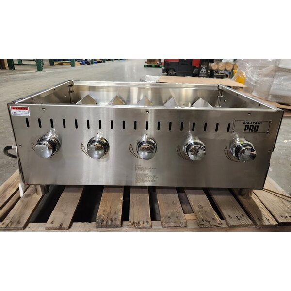 Scratch and Dent Backyard Pro LPG36 36" Stainless Steel Liquid Propane Outdoor Grill