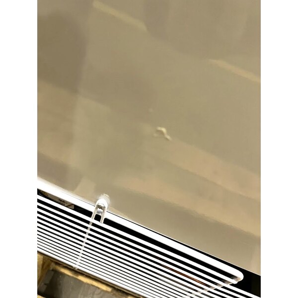 Scratch and Dent Avantco CFM3 White Customizable Countertop Display Freezer with Swing Door