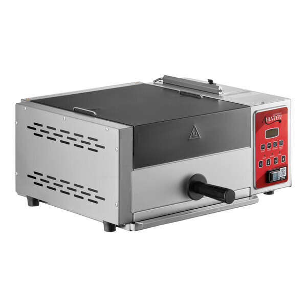 Scratch and Dent Avantco QuickShot QS-HD1800A Electric Countertop Tortilla / Portion Steamer with Digital Controls - 120V, 1,800W