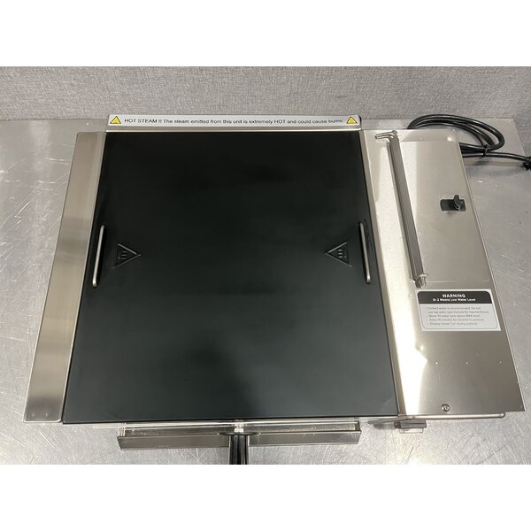 Scratch and Dent Avantco QuickShot QS-HD1800A Electric Countertop Tortilla / Portion Steamer with Digital Controls - 120V, 1,800W