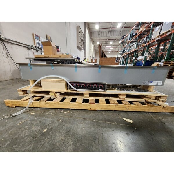 Scratch and Dent ServIt SDW-6H Six Pan Full Size Insulated Drop-In Hot Food Well - 208/240V