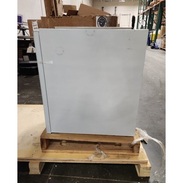 Scratch and Dent Scotsman HST21-A 21 1/2" x 23 3/4" Enclosed Stainless Steel Ice Dispenser Stand with Door