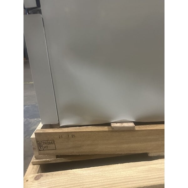 Scratch and Dent MainStreet Equipment GMC-49 52 3/4" White Swing Glass Door Merchandiser Refrigerator - 120V