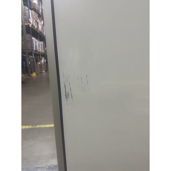 Scratch and Dent MainStreet Equipment GMC-49 52 3/4" White Swing Glass Door Merchandiser Refrigerator - 120V