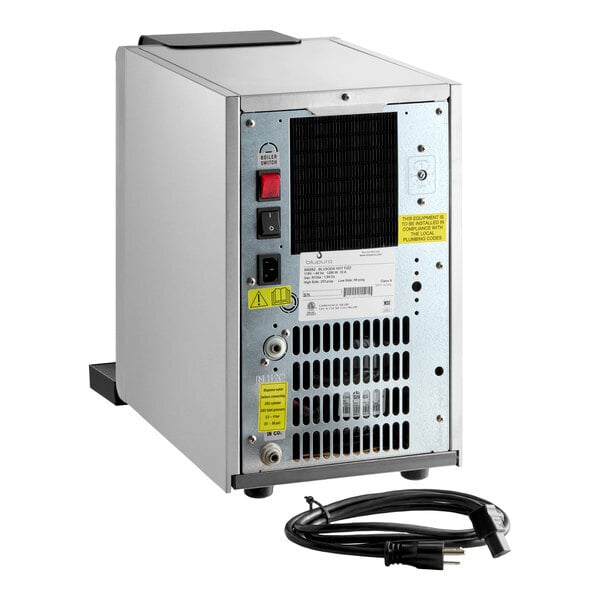 Scratch and Dent Zurn Elkay DSBSH130UVPC Stainless Steel 1.5 GPH Countertop Filtered Water Dispenser with Hot, Chilled, and Sparkling Water Options - 115V