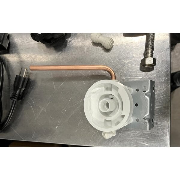 Scratch and Dent Zurn Elkay DSBSH130UVPC Stainless Steel 1.5 GPH Countertop Filtered Water Dispenser with Hot, Chilled, and Sparkling Water Options - 115V