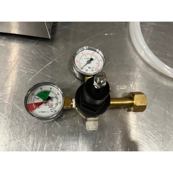 Scratch and Dent Zurn Elkay DSBSH130UVPC Stainless Steel 1.5 GPH Countertop Filtered Water Dispenser with Hot, Chilled, and Sparkling Water Options - 115V