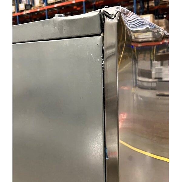 Scratch and Dent Avantco Z2-F-HC 54" Solid Door Stainless Steel Reach-In Freezer