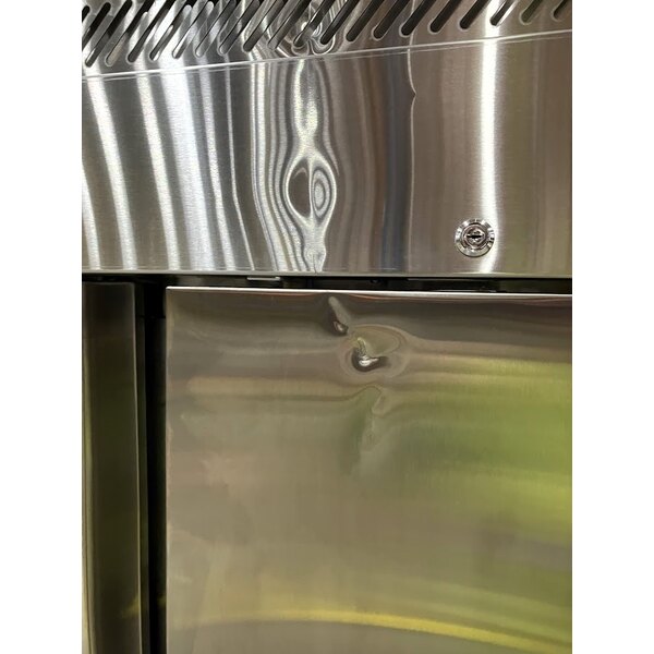 Scratch and Dent Avantco Z2-F-HC 54" Solid Door Stainless Steel Reach-In Freezer