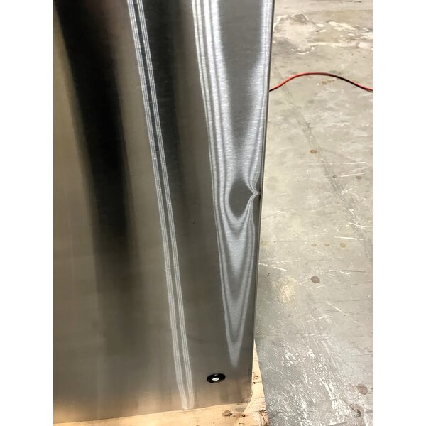 Scratch and Dent Avantco UDD-4-HC-S Stainless Steel Kegerator / Beer Dispenser with (2) 2 Tap Towers - (3) 1/2 Keg Capacity