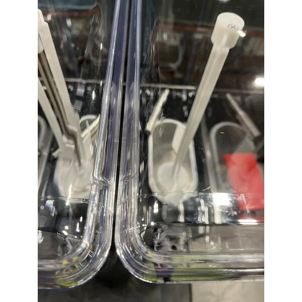 Scratch and Dent Vollrath VBBE2-37-S Double 5.28 Gallon Bowl Refrigerated Beverage Dispenser with Stirring Paddle Circulation - 115V