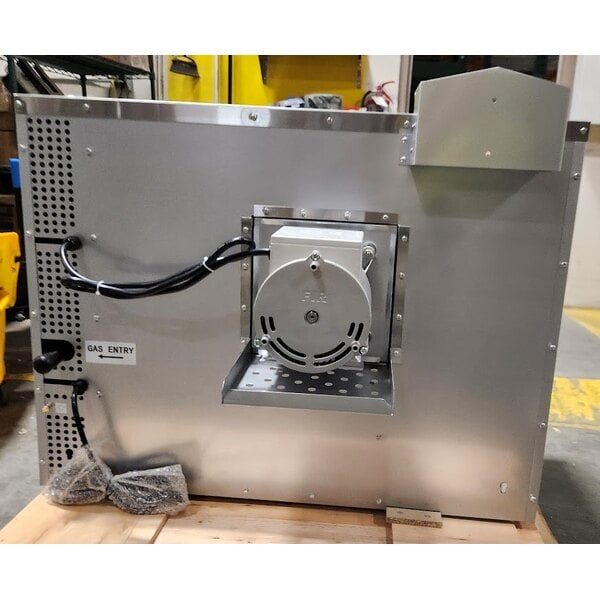 Scratch and Dent Cooking Performance Group FGC-100-N Single Deck Standard Depth Full Size Natural Gas Convection Oven with Legs - 54,000 BTU