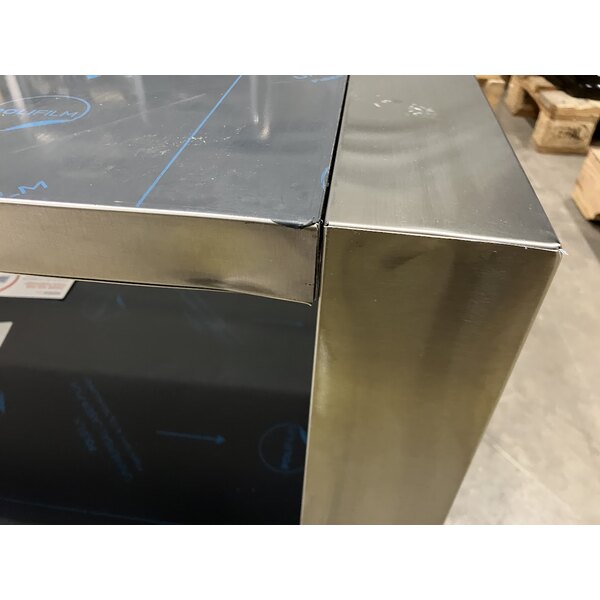 Scratch and Dent Nemco 6302-2 2-Shelf Stainless Steel Heated To-Go Shelf - 120V, 700W