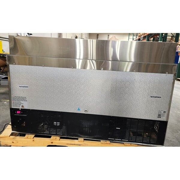 Scratch and Dent Avantco SS-PT-60-HC 60" 2 Door Stainless Steel Refrigerated Sandwich Prep Table