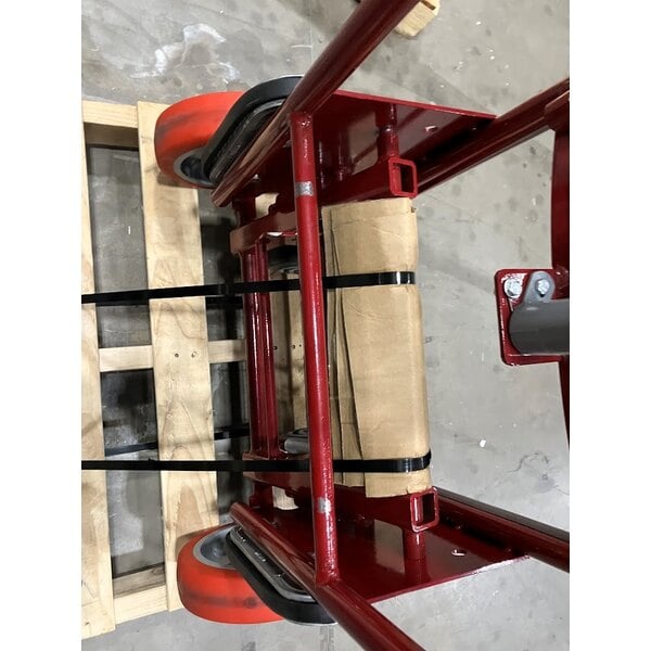 Scratch and Dent Wesco Industrial Products 1,800 lb. 27" x 17" x 78" Heavy-Duty Appliance Hand Truck with 24" Nose Plate and Wheel Lock 230075