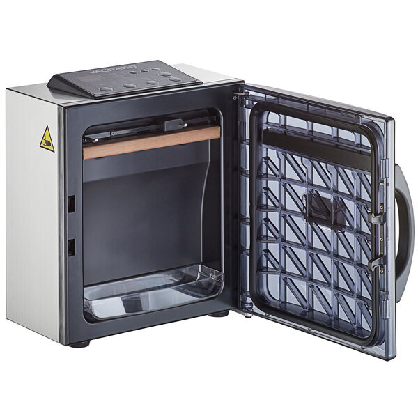 Scratch and Dent VacPak-It VMC10V Vertical Vacuum Packaging Machine with 10 1/4" Seal Bar and Dry Pump - 120V, 400W