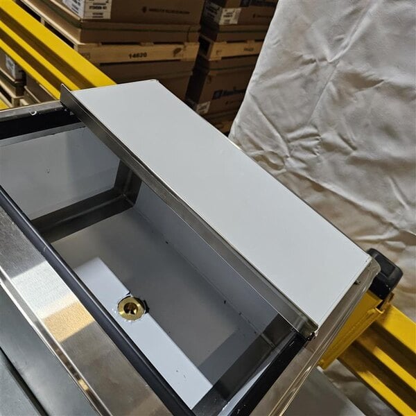 Scratch and Dent Advance Tabco D-24-IBL Stainless Steel Drop-In Ice Bin - 21" x 18"