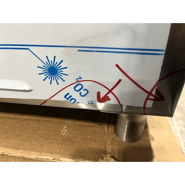 Scratch and Dent Eagle Group AWT3 Liquid Propane Three Pan Water Bath Steam Table - Sealed Well