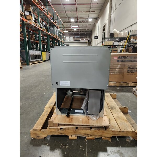 Scratch and Dent MainStreet Equipment Natural Gas 70-100 lb. Stainless Steel Floor Fryer - 150,000 BTU