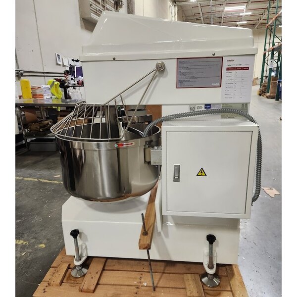 Scratch and Dent Estella SM100 100 Qt. / 140 lb. Two-Speed Spiral Dough Mixer - 220V, 3 Phase, 8 1/2 HP