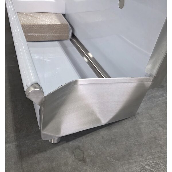 Scratch and Dent Regency Wall-Mounted 72" x 17 1/2" Hand Sink for (3) 8" Center Faucets