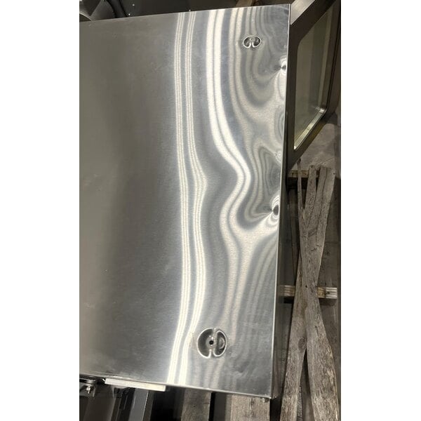 Scratch and Dent Cooking Performance Group FEC-200-BK Double Deck Standard Depth Full Size Electric Convection Oven - 208V, 1 Phase, 11 kW