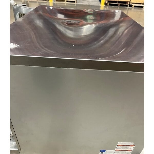 Scratch and Dent Cooking Performance Group FEC-200-BK Double Deck Standard Depth Full Size Electric Convection Oven - 208V, 1 Phase, 11 kW