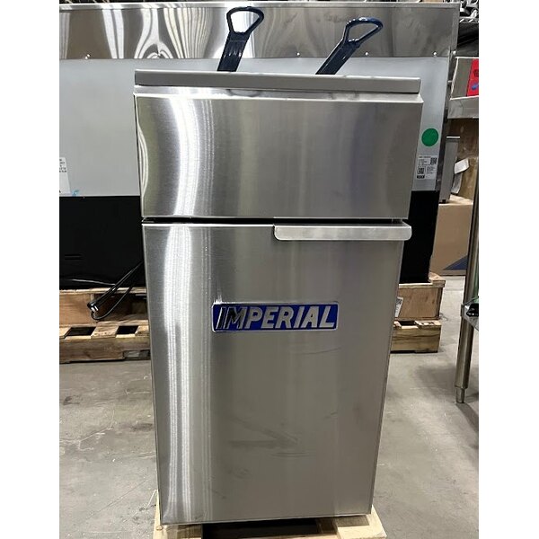 Scratch and Dent Imperial Range IFS-50NG Natural Gas 50 lb. Tube Fired Fryer - 140,000 BTU