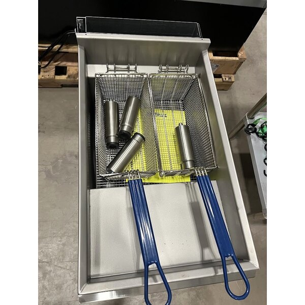 Scratch and Dent Imperial Range IFS-50NG Natural Gas 50 lb. Tube Fired Fryer - 140,000 BTU